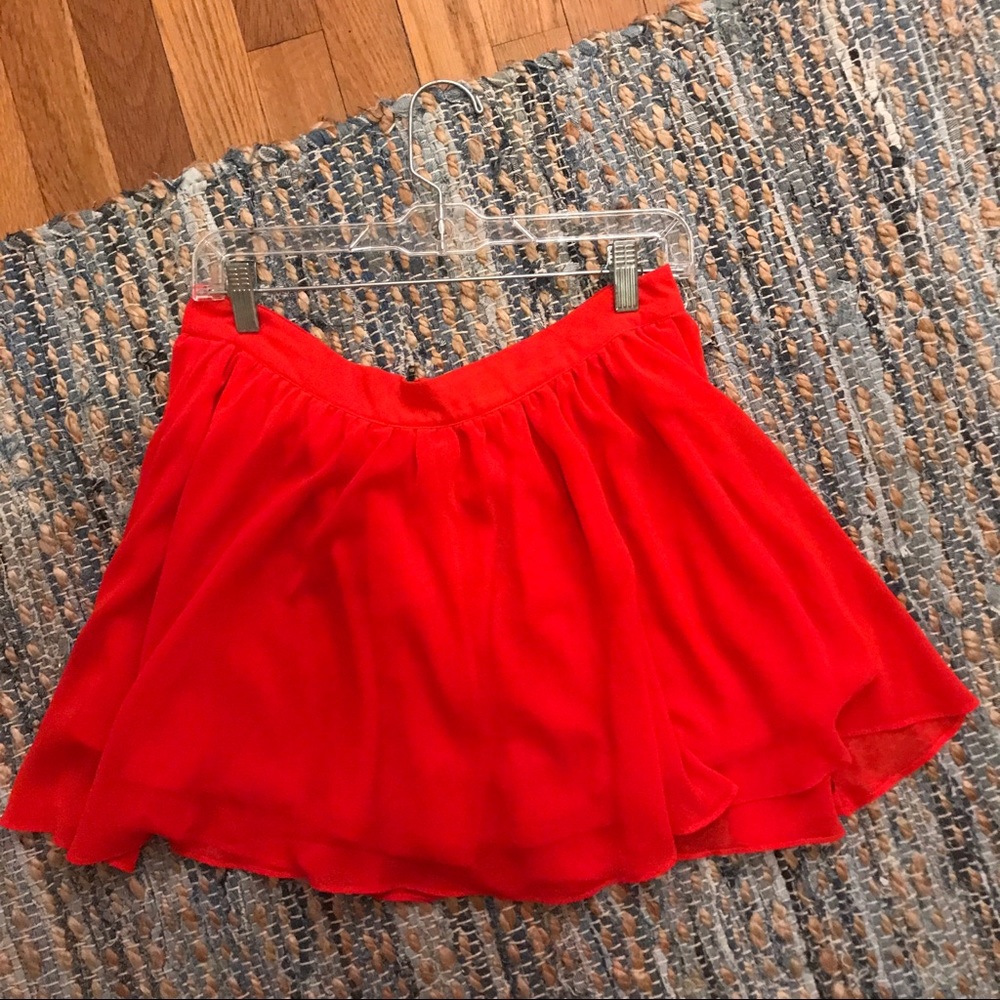 Orange skirt from Forever 21. Worn once.
